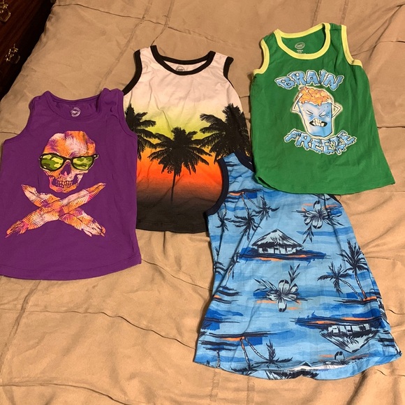 wonder nation Other - Set of 4 Boys Tanks, two are size 4/5 & two are size 6/7